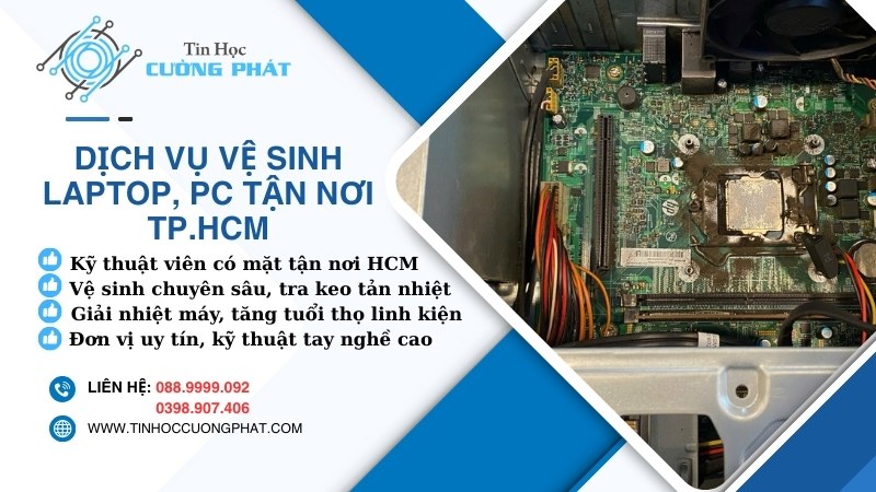 Vệ sinh Laptop Tận Nơi TPHCM