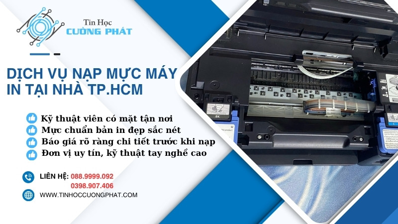 thay mực máy in tại nhà tphcm