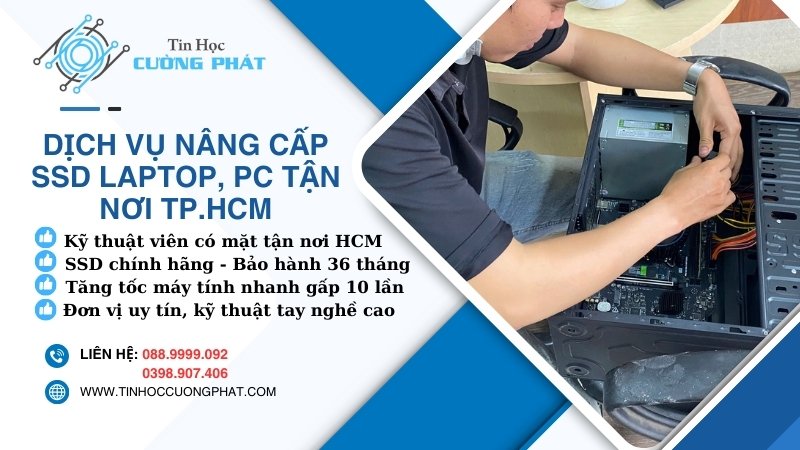 nâng cấp ssd pc tận nơi