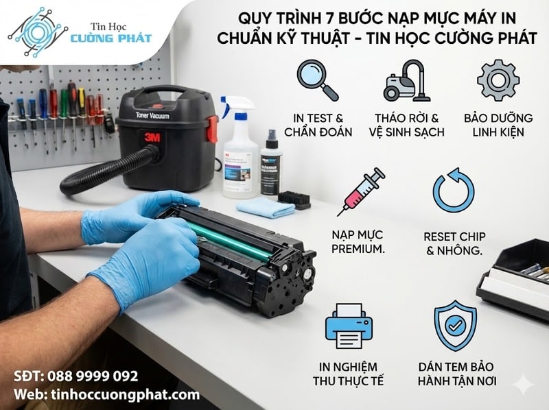 nạp mực máy in tận nơi quận tân bình