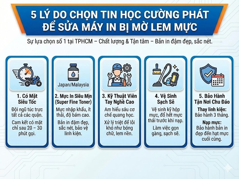 nơi sửa máy in bị đen mờ
