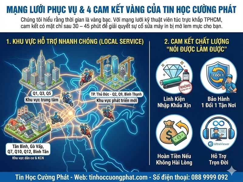 nơi sửa máy in uy tín