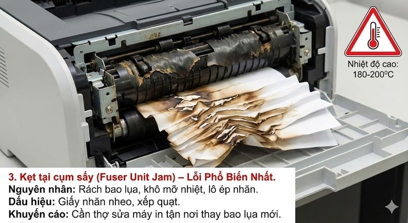 sửa máy in bị kẹt giấy