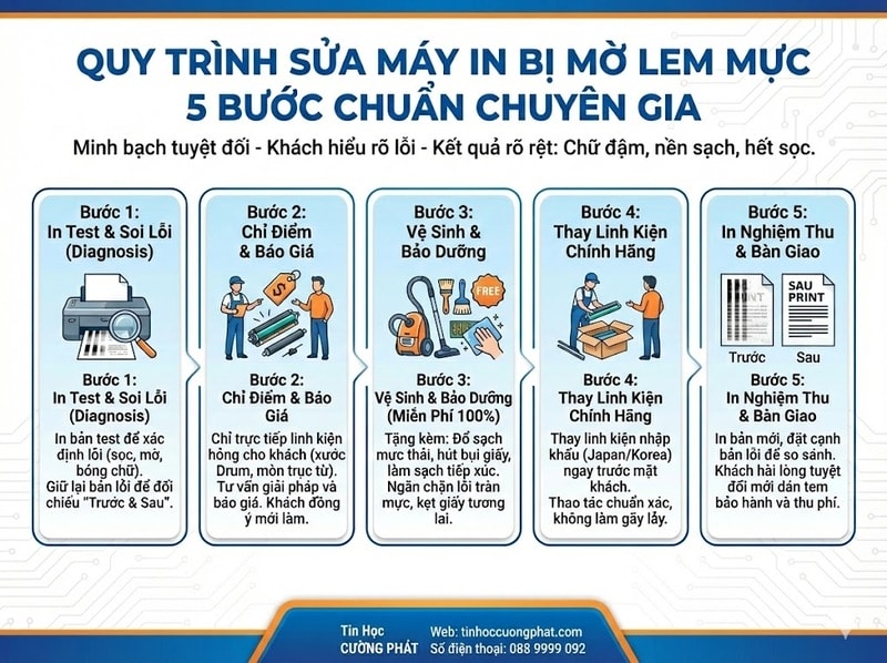 sửa máy in bị sọc tại nhà tphcm