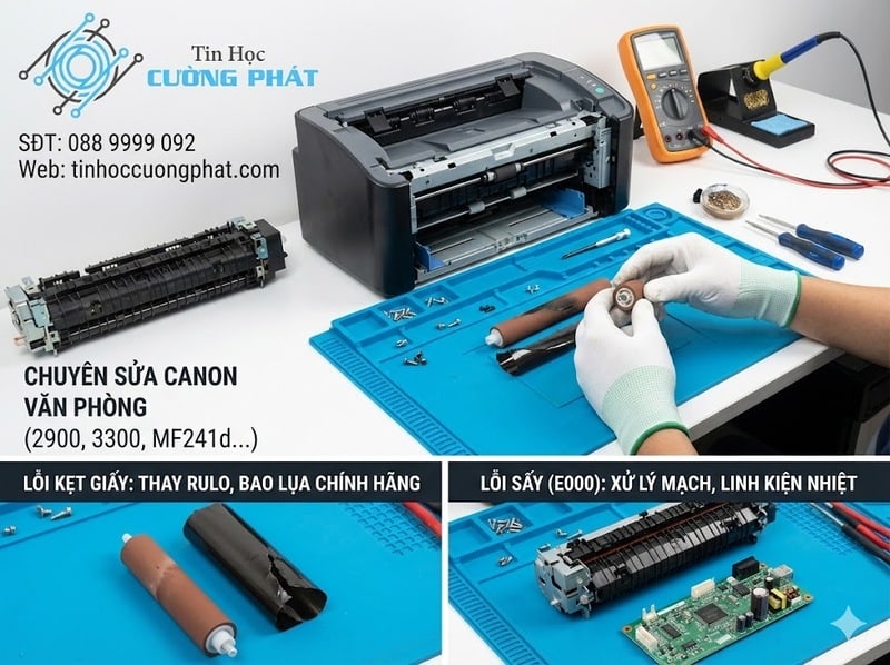 sửa máy in canon quận tân bình