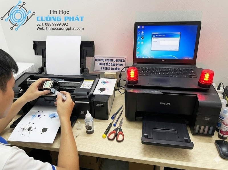 sửa máy in màu quận tân bình