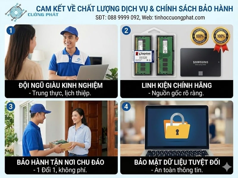 địa chỉ sửa máy tính gò vấp uy tín