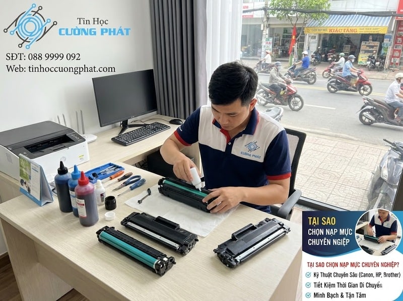 dịch vụ nạp mực máy in quận gò vấp