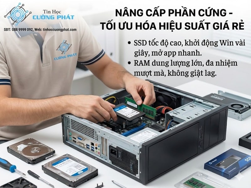 nâng cấp máy tính gò vấp