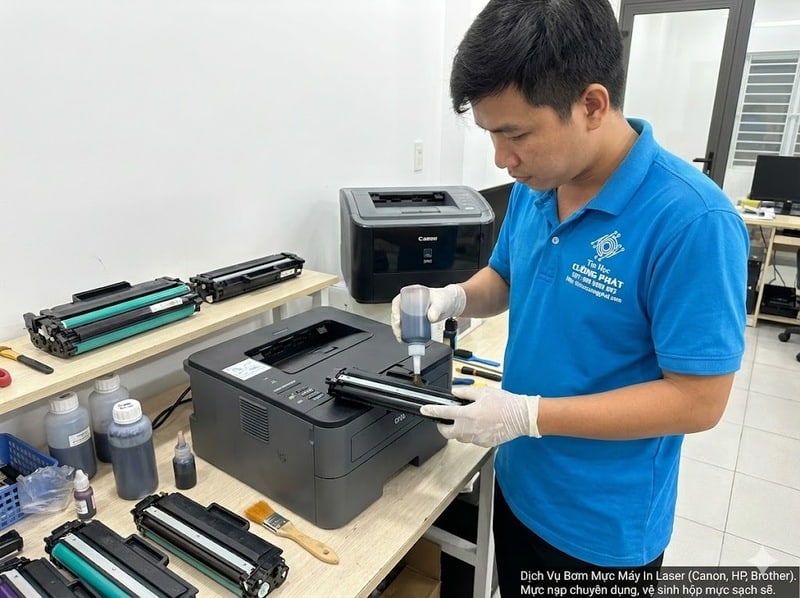 thay mực máy in gò vấp