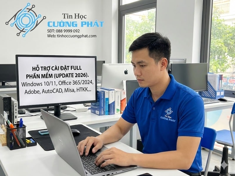 cài phần mềm máy tính quận 12