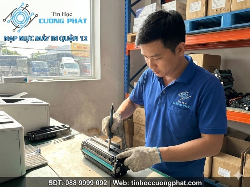 dịch vụ nạp mực máy in quận 12