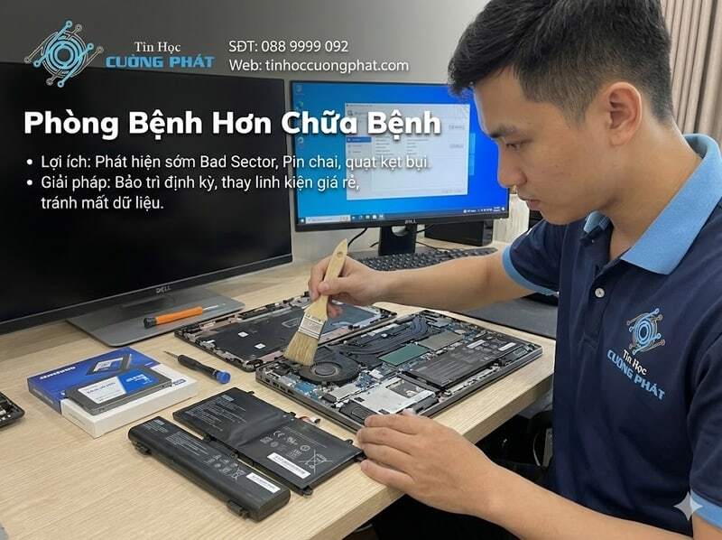 dịch vụ sửa chữa vệ sinh máy tính quận 12