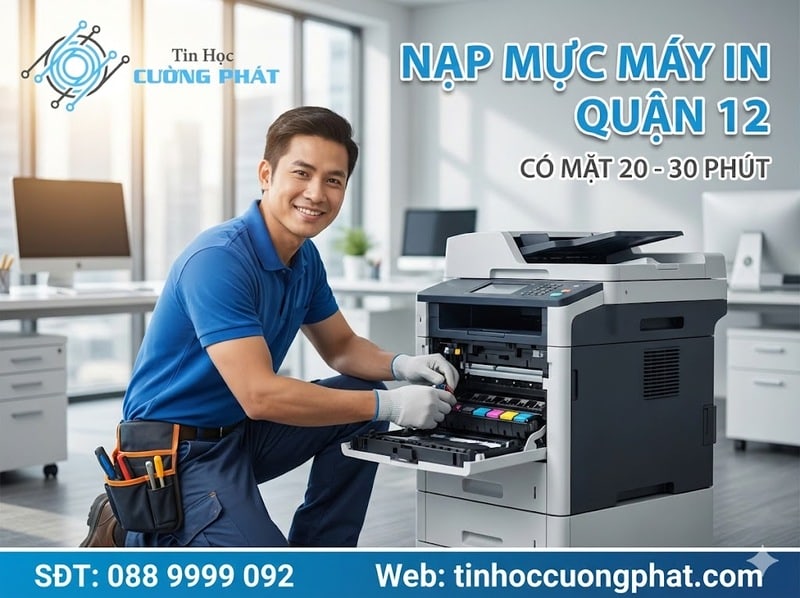 số điện thoại đổ mực máy in tận nơi quận 12