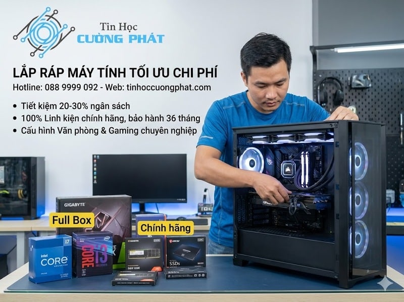 trung tâm lắp ráp máy tính quận 12 uy tín