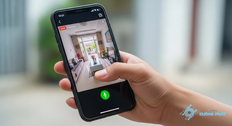 Camera gia đình đàm thoại 2 chiều hình ảnh minh họa chuyên sâu 2