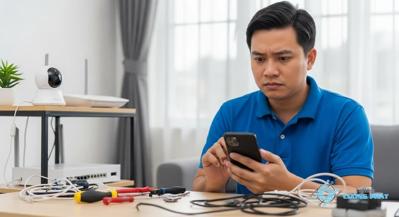 Camera Yoosee báo mạng bận hình ảnh minh họa chuyên sâu 3