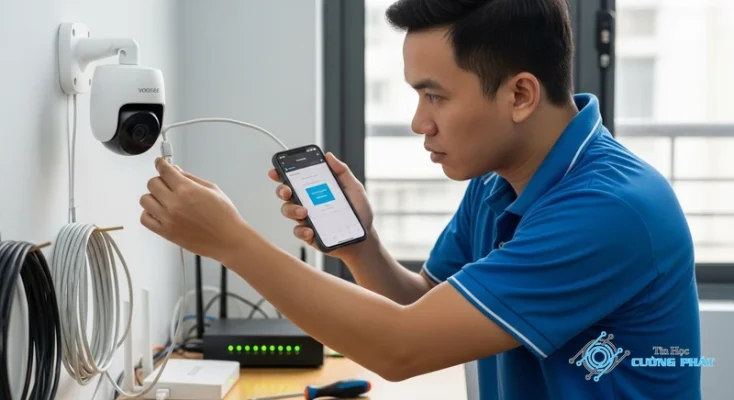 Ảnh bìa Camera Yoosee báo mạng bận