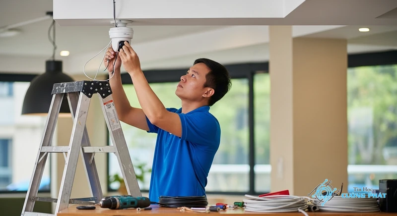 Ảnh bìa Lắp camera cho quán ăn