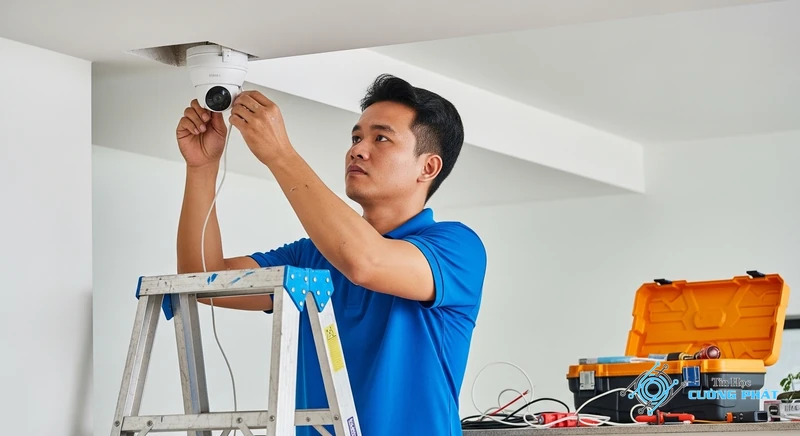 Ảnh bìa lắp đặt camera Quận 10