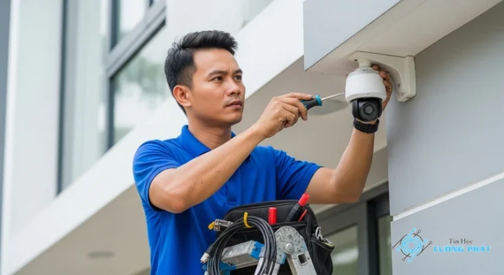 Ảnh bìa lắp đặt camera Quận 12