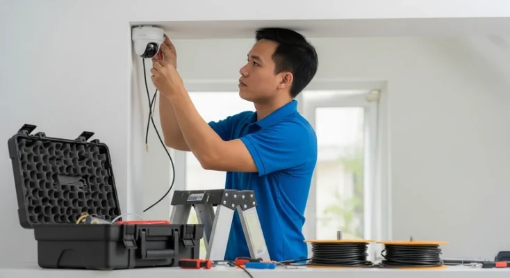 Ảnh bìa lắp đặt camera quận 3