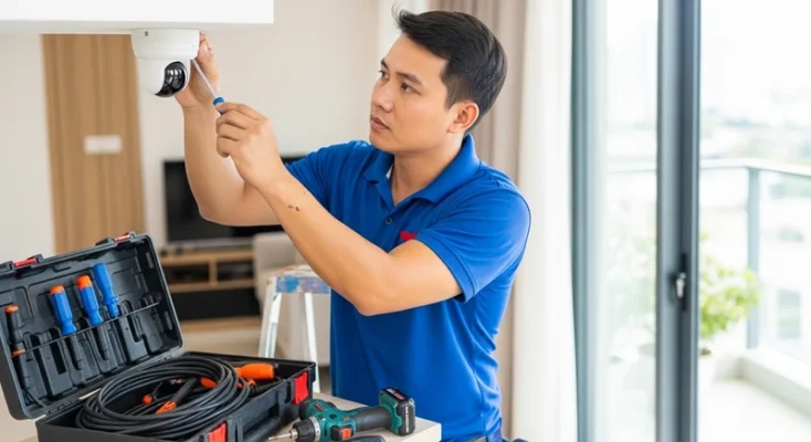 Ảnh bìa lắp đặt camera quận 4