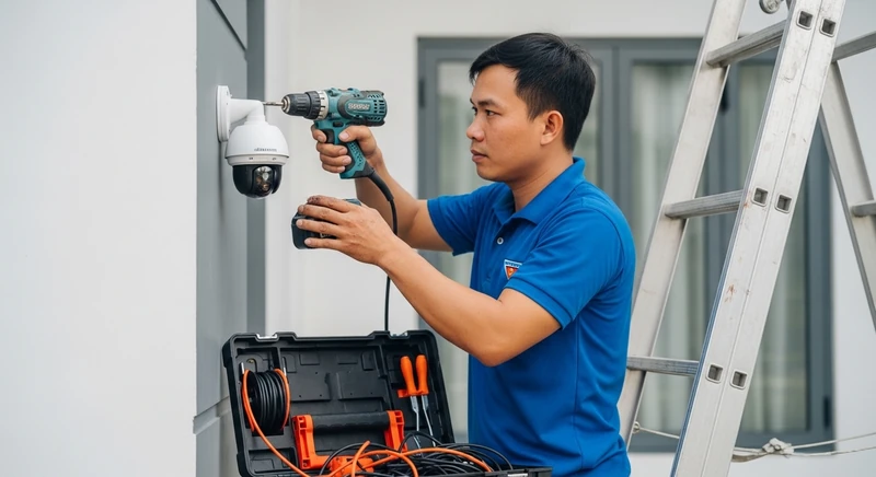 Ảnh bìa lắp đặt camera Quận 9