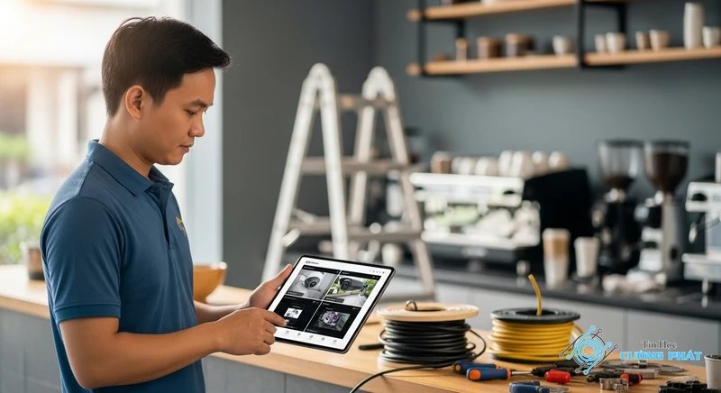 Lắp đặt camera quán cafe hình ảnh minh họa chuyên sâu 2