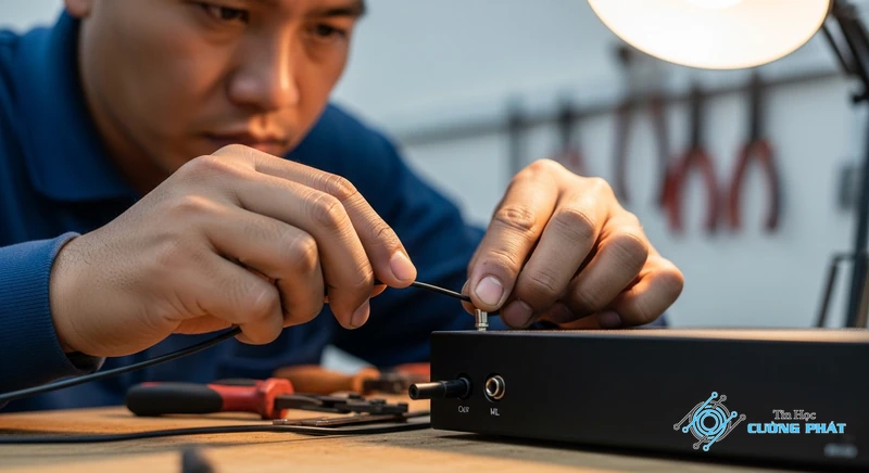 Lắp mic thu âm cho camera hình ảnh minh họa chuyên sâu 1