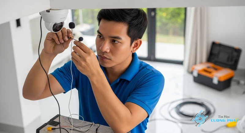 Lắp mic thu âm cho camera hình ảnh minh họa chuyên sâu 3