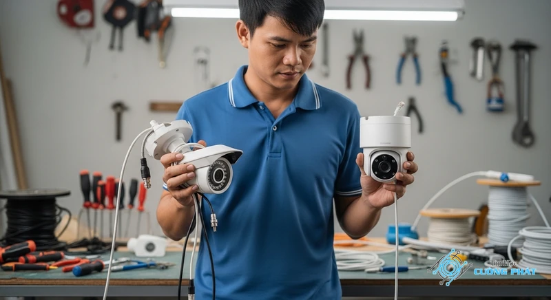 Ảnh bìa So sánh camera analog và camera IP